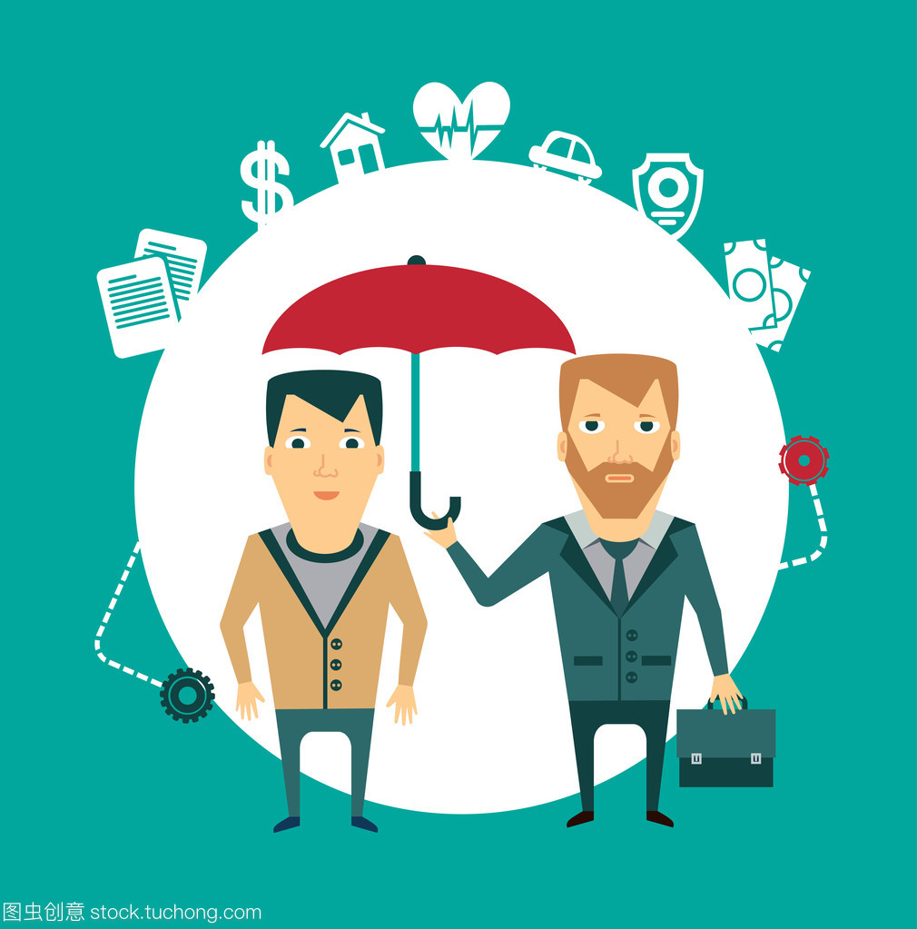 為生活撐起保護(hù)傘——保險代理人廣告設(shè)計創(chuàng)意